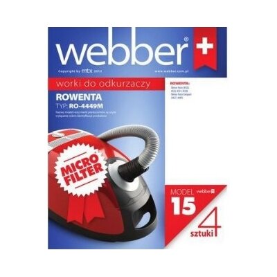 Worek do odkurzacza WEBBER 15 (4 sztuki)