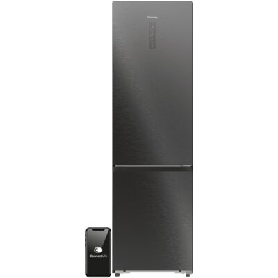 Lodówka HISENSE RB5P410SAFC No Frost 203cm do obudowy Czarna WiFi Connectlife SmartFresh Metal Cooling