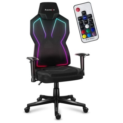 Fotel HUZARO Combat 6.2 RGB Czarny