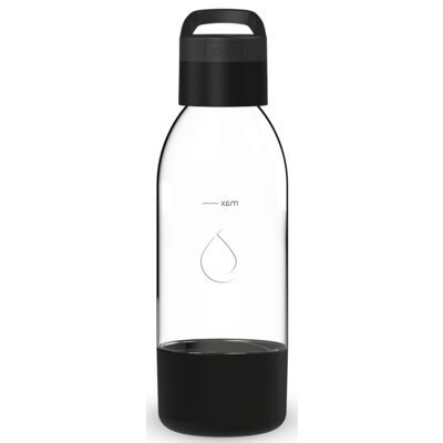 Butelka DAFI PushAir 700 ml Czarny