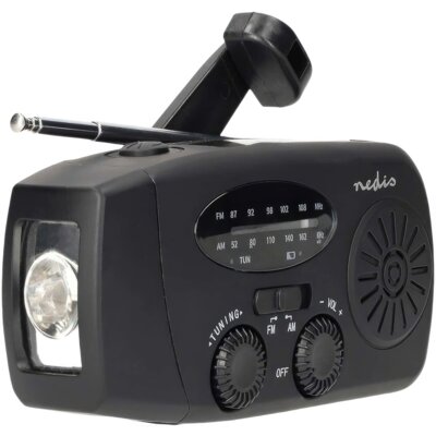 Radio NEDIS RDFMCR2000BK Analogowe Przenośne Czarny