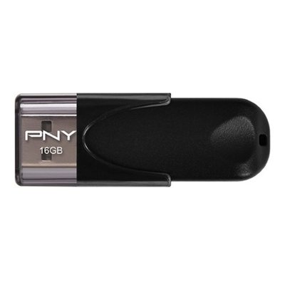 Pendrive PNY Attaché 4 16GB, USB 2.0, Odczyt 25 Mb/s, Zapis 8 Mb/s Czarny