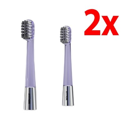 Oryginalna końcówka do szczoteczek JIMOK J6 Silver Soft (2 szt.) (Nanotechnologiczne włókna)