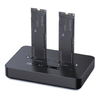 Stacja dokująca GEMBIRD DD2-U3M2 USB Typu C, Aktywna / Pasywna