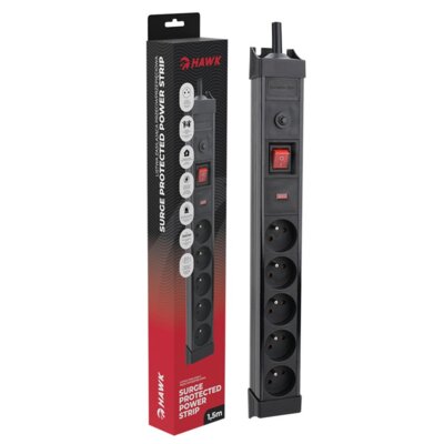 Listwa HAWK HWPS502BK (1.5 m) Czarny