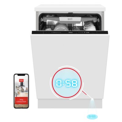 Zmywarka AMICA DIM66B7ELOCQT SilentDrive 2.0 TimeDisplay