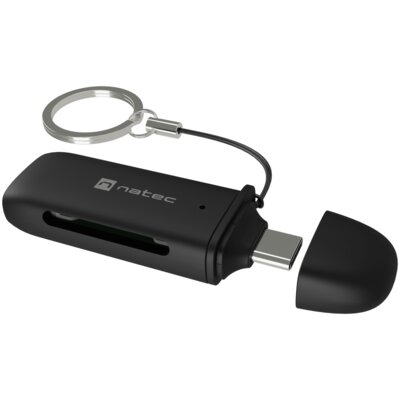 Czytnik kart pamięci NATEC Scarab C USB 3.2 Czarny