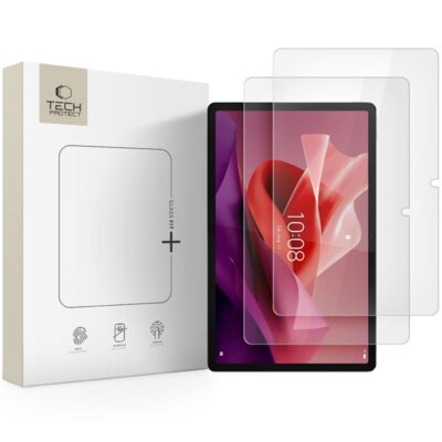 Szkło hartowane TECH-PROTECT Glass Fit+ do Lenovo Tab P12/Idea Tab Pro/Yoga Tab Plus 12.7 TB-370/TB-373/TB-520 (2 szt.)
