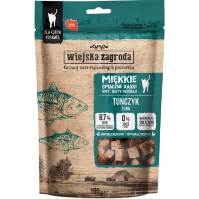 Przysmak dla kota WIEJSKA ZAGRODA Przekąski Tuńczyk 100 g