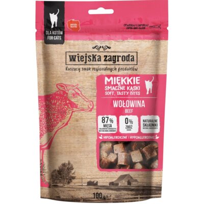Przysmak dla kota WIEJSKA ZAGRODA Przekąski Wołowina 100 g