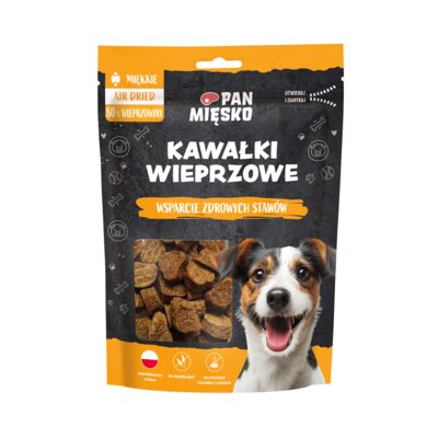 Przysmak dla psa PAN MIĘSKO Kawałki wieprzowe 80 g