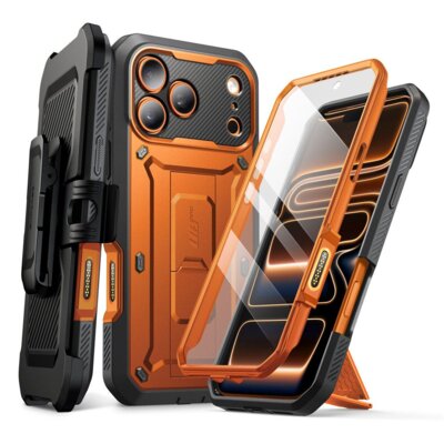 Etui SUPCASE Unicorn Beetle Pro do Apple iPhone 17 Pro Max Pomarańczowy