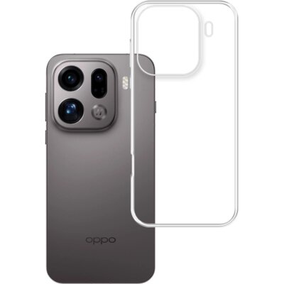 Etui 3MK Clear Case do Oppo Find X9 Pro Przezroczysty