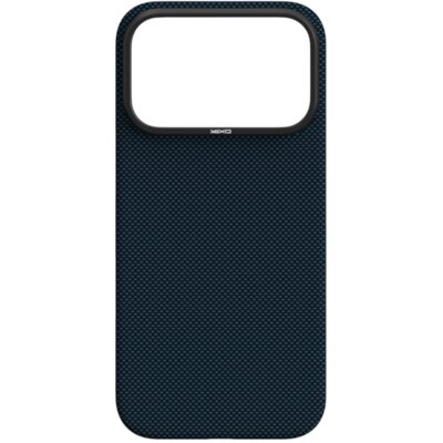 Etui YAXO Aramid Fiber Ultra Slim MagSafe do Apple iPhone 17 Pro Max Niebieski