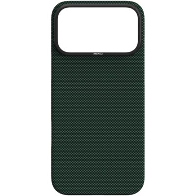 Etui YAXO Aramid Fiber Ultra Slim MagSafe do Apple iPhone 17 Pro Zielony