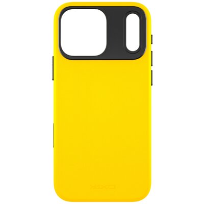 Etui YAXO Leather Gear Slim MagSafe do Apple iPhone 17 Pro Max Żółty