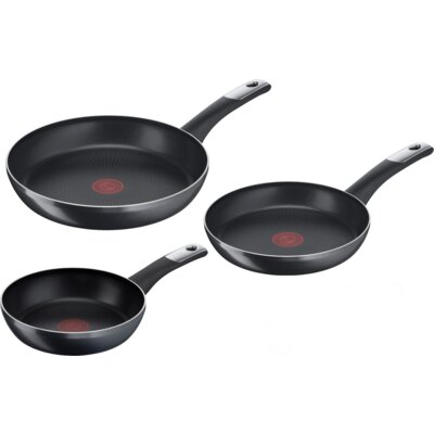 Zestaw patelni TEFAL Hard Titanium Essential C3889053 (3 elementy)