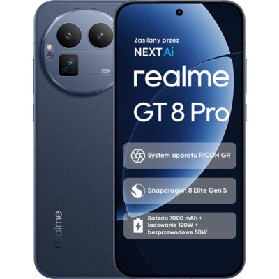 Smartfon REALME GT 8 Pro 5G 12/256GB 6.79" 144Hz Niebieski