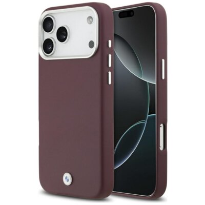 Etui BMW Sign Full Wrapped Metal MagSafe do Apple iPhone 17 Pro Max Czerwony