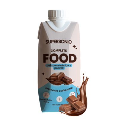 Posiłek w płynie SUPERSONIC Food ready to drink Kremowa czekolada (330 ml)