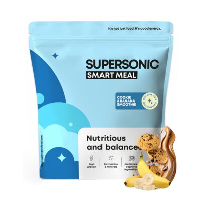 Koktajl SUPERSONIC Smart meal Ciasteczkowo-bananowe smoothie (1300 g)