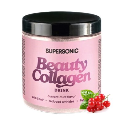 Kolagen SUPERSONIC Beauty drink Porzeczkowo-miętowy (185 g)