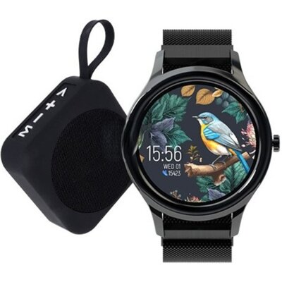 Smartwatch FOREVER Forevive 3 SB-340 Czarny + głośnik bluetooth 3W