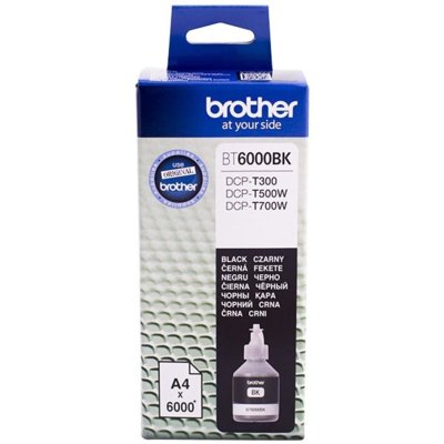 Tusz BROTHER Czarny 108 ml BT-6000BK