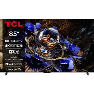 Telewizor TCL 85X11K 85” QD-miniLED 4K 144HZ + Zestaw Kina Domowego TCL Z100E (4 szt.) TI+CZ Google TV Dolby Atmos Dolby Vision, Wi-Fi, Bluetooth