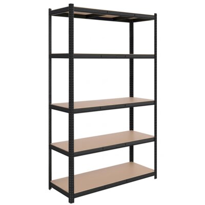 Regał magazynowy GOCKOWIAK 205 x 120 x 45 cm Czarny