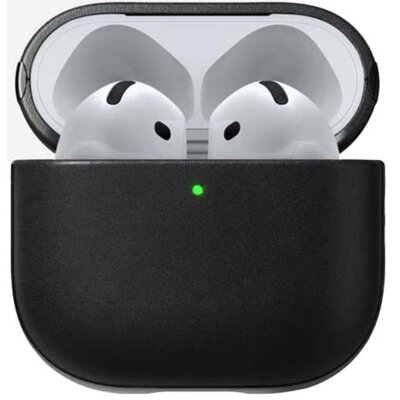 Etui na słuchawki NOMAD Modern Leather Case do Apple Airpods 4 Czarny