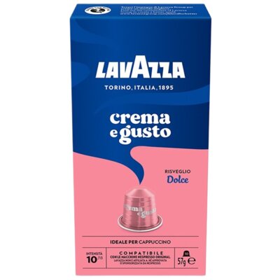 Kapsułki LAVAZZA Crema e Gusto Dolce do ekspresu Nespresso