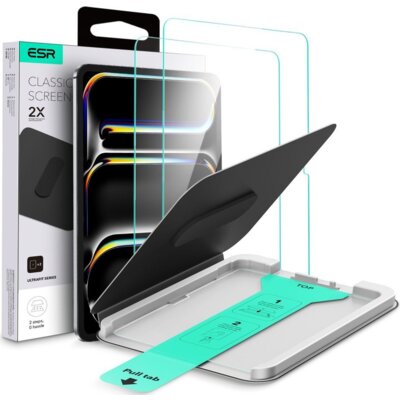 Szkło hartowane ESR UltraFit Tempered Glass do Apple iPad Pro 13 2024-2025 (2 szt.)