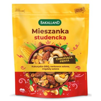 Mieszanka studencka BAKALLAND Chrupiąca fiesta (120 g)