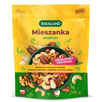 Mieszanka orzechów BAKALLAND Orzechowy przysmak (140 g)
