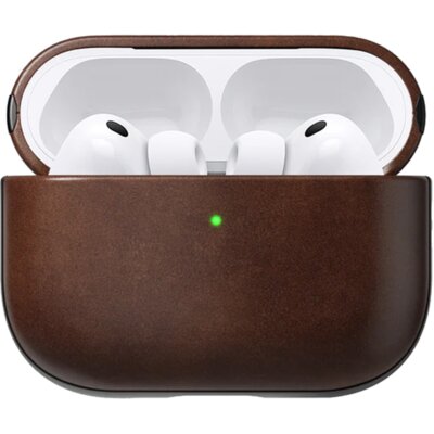 Etui na słuchawki NOMAD Modern Leather Case do Apple Airpods Pro 3 Brązowy
