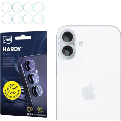 Szkło hybrydowe na obiektyw 3MK Hardy Fusion Lens Protection do Apple iPhone 17