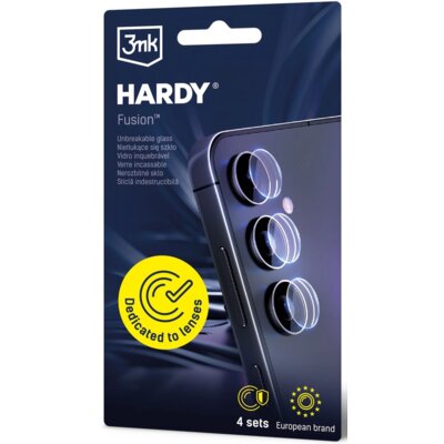 Szkło hybrydowe na obiektyw 3MK Hardy Fusion Lens Protection do Samsung Galaxy S24 (4 szt.)