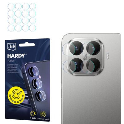 Szkło hybrydowe na obiektyw 3MK Hardy Fusion Lens Protection do Xiaomi 15T Pro 5G (4 szt.)