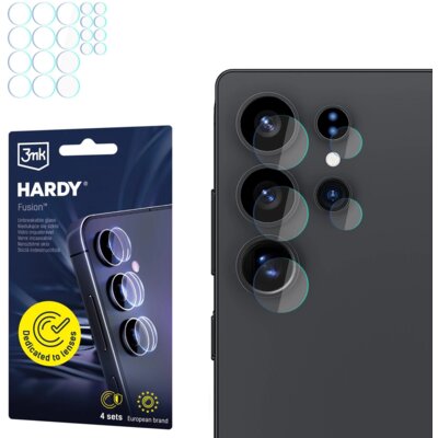 Szkło hybrydowe na obiektyw 3MK Hardy Fusion Lens Protection do Samsung Galaxy S25 Ultra