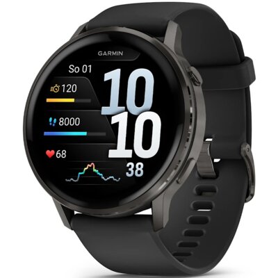 Zegarek sportowy GARMIN Venu 4 45mm Czarny