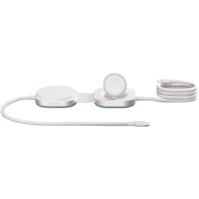 Ładowarka indukcyjna ZENS Charging Cable USB C-C Pro 3 Qi2 15W Biały