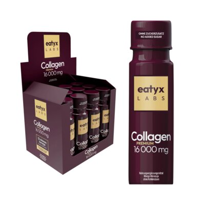 Kolagen EATYX Labs Premium 16000 mg Mango-marakuja (12 x 80 ml)