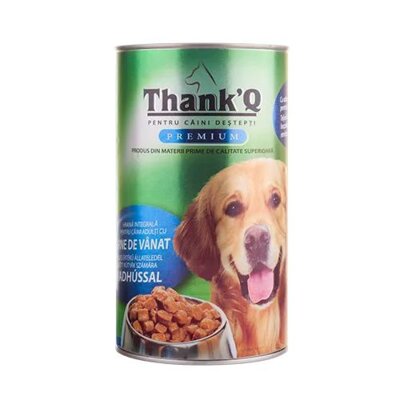 Karma dla psa THANK'Q Premium Dziczyzna 1240 g