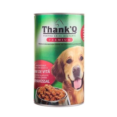 Karma dla psa THANK'Q Premium Wołowina 1240 g