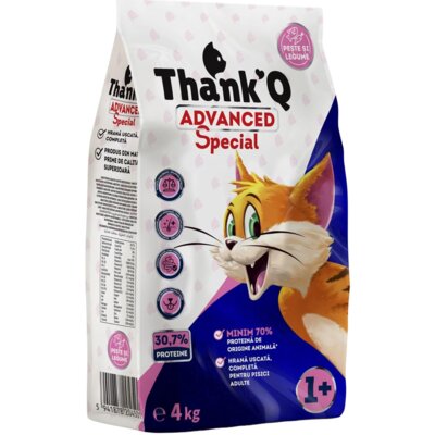 Karma dla kota THANK'Q Cat Advanced Special Ryba z warzywami 4 kg