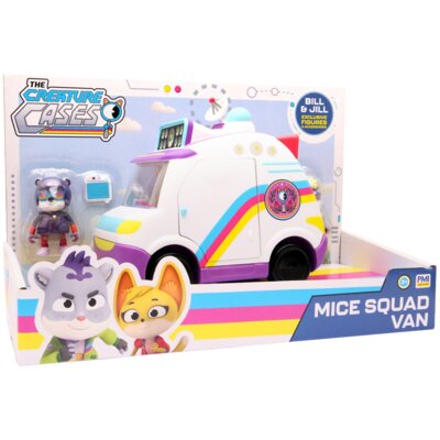 Zestaw figurek PMI The Creature Cases S1 Mice Squad Van CC9013