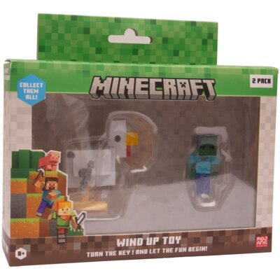 Zestaw figurek MINECRAFT Wind-up Toy Chicken & Jockey MC1015E
