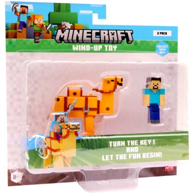 Zestaw figurek MINECRAFT Wind-up Toy Steve & Camel MC1015A