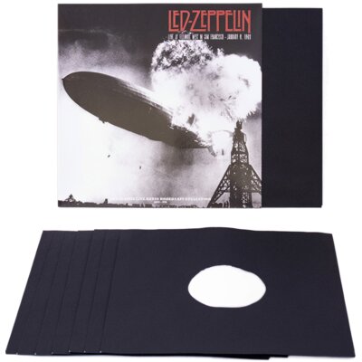 Antystatyczne koperty do płyt SIMPLY ANALOG 12” (25 szt.) Czarny